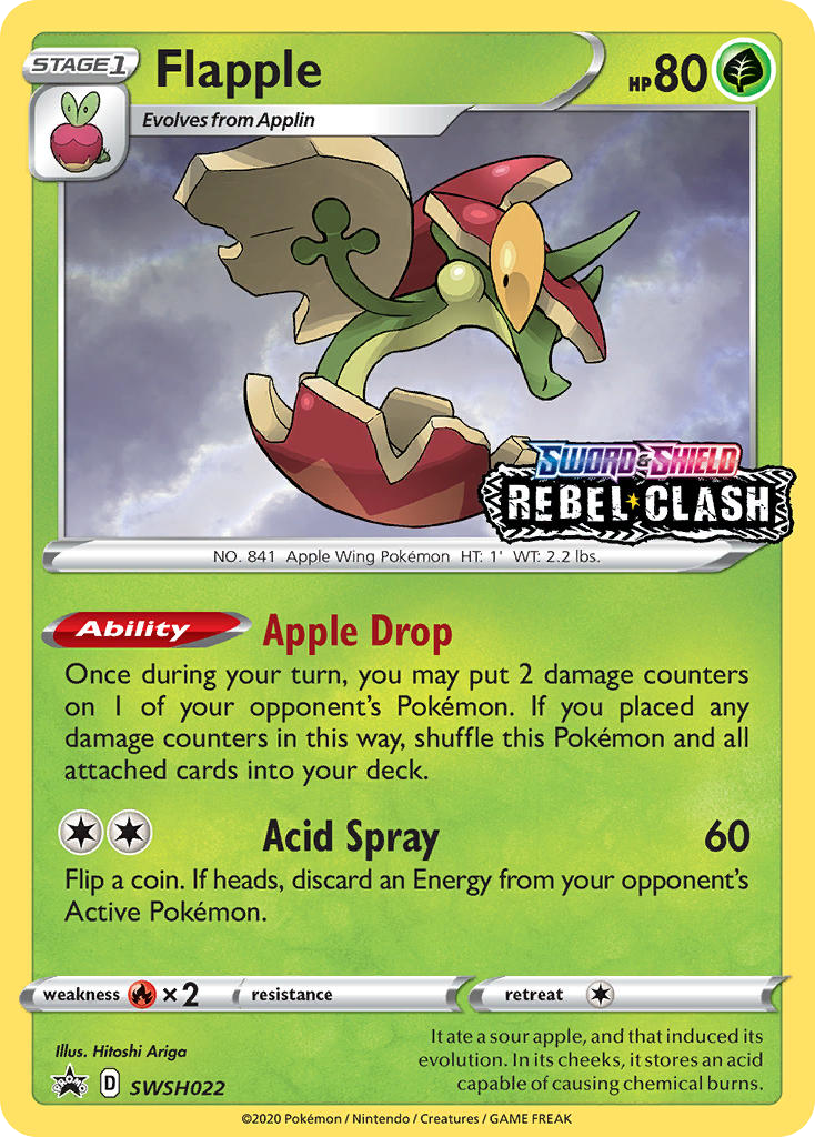 Sword & Shield Promo's Holo Flapple #22