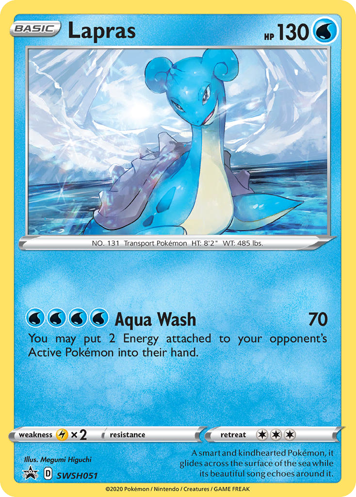 Sword & Shield Promo's Holo Lapras #51