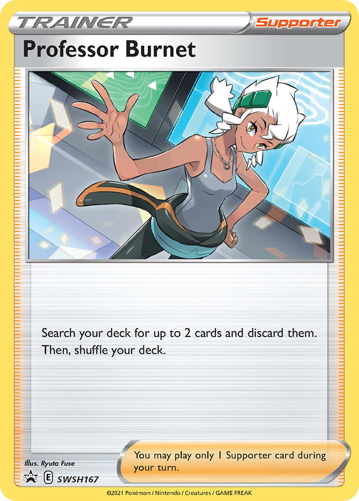 Sword & Shield Promo's Professor Burnet #167