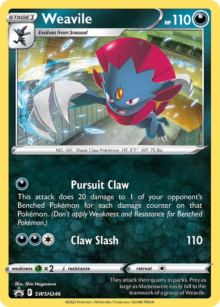 Sword & Shield Promo’s Weavile #246