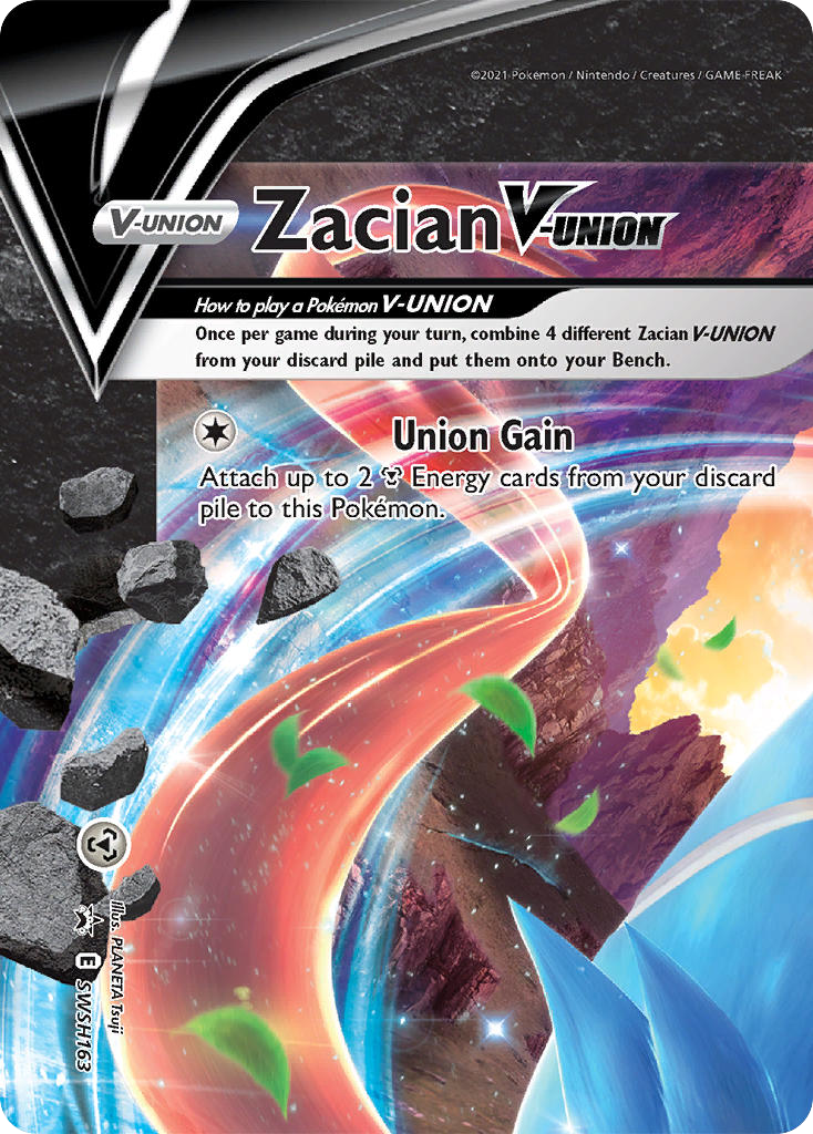 Sword & Shield Promo's Zacian V-UNION #163