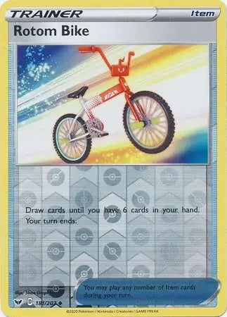 Sword & Shield Rotom Bike #181/202 reverse holo