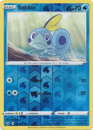 Sword & Shield Sobble #55/202 reverse holo