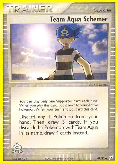 Team Magma v Aqua Team Aqua Schemer #69/95
