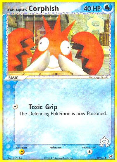 Team Magma v Aqua Team Aqua's Corphish #50/95