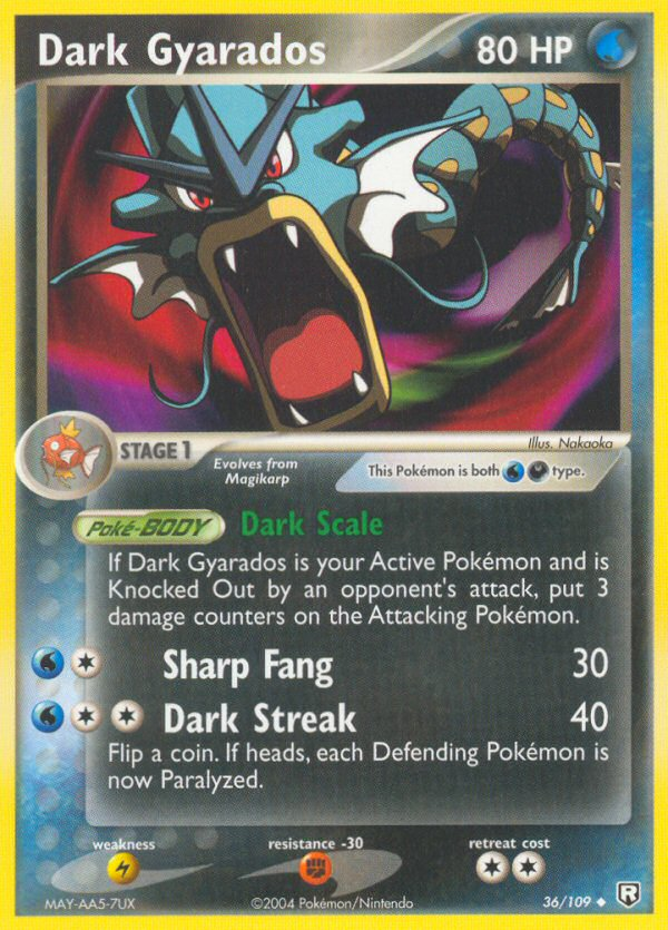 Team Rocket Returns Dark Gyarados #36/109