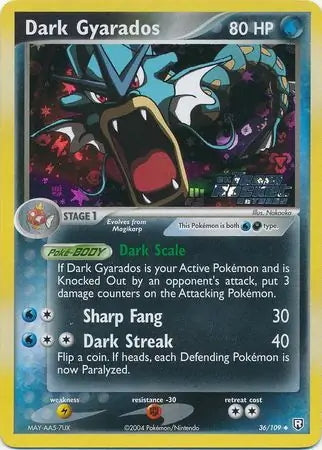 Team Rocket Returns Dark Gyarados #36/109 reverse holo