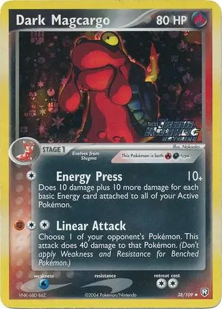 Team Rocket Returns Dark Magcargo #38/109 reverse holo