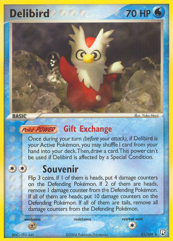 Team Rocket Returns Delibird #21/109