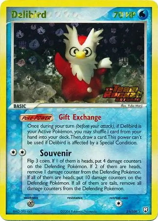 Team Rocket Returns Delibird #21/109 reverse holo