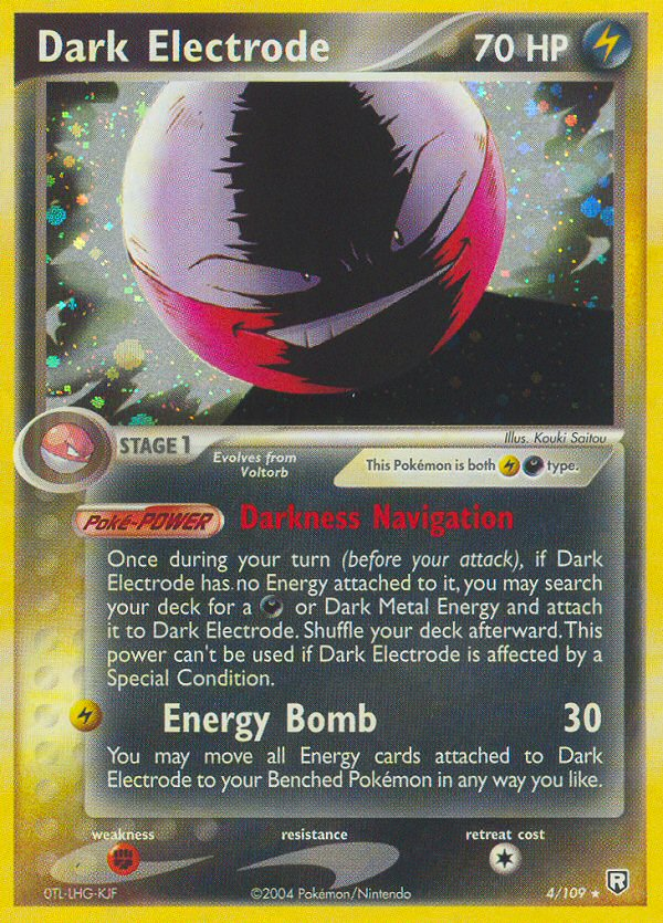 Team Rocket Returns Holo Dark Electrode #4/109