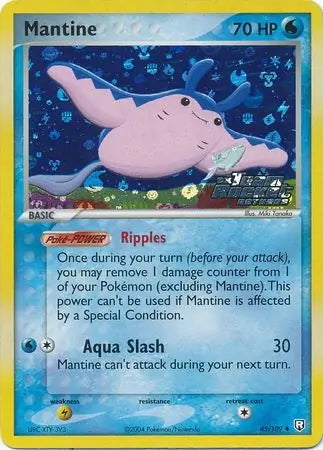 Team Rocket Returns Mantine #45/109 reverse holo
