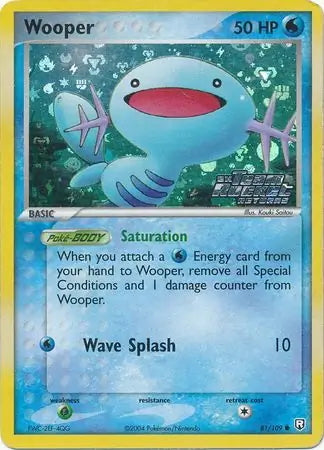 Team Rocket Returns Wooper #81/109 reverse holo