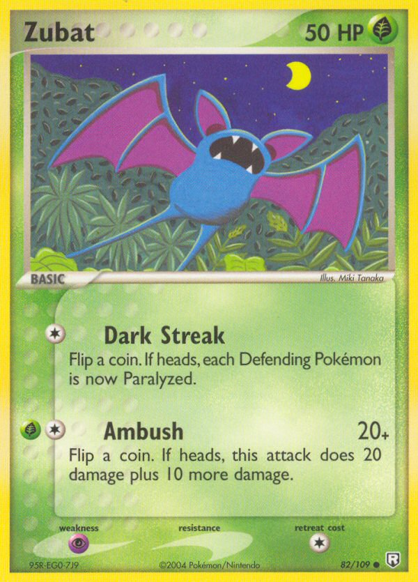 Team Rocket Returns Zubat #82/109