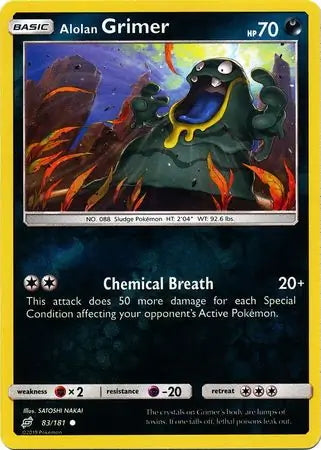 Team Up Alolan Grimer #83/181 reverse holo
