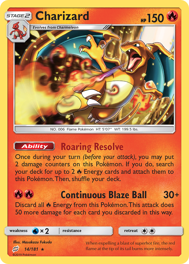 Team Up Charizard #14/181