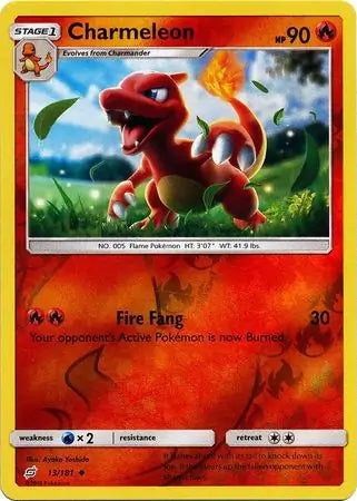 Team Up Charmeleon #13/181 reverse holo