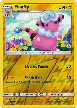 Team Up Flaaffy #42/181 reverse holo