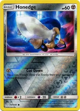 Team Up Honedge #107/181 reverse holo