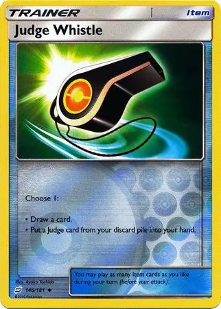 Team Up Judge Whistle #146/181 reverse holo