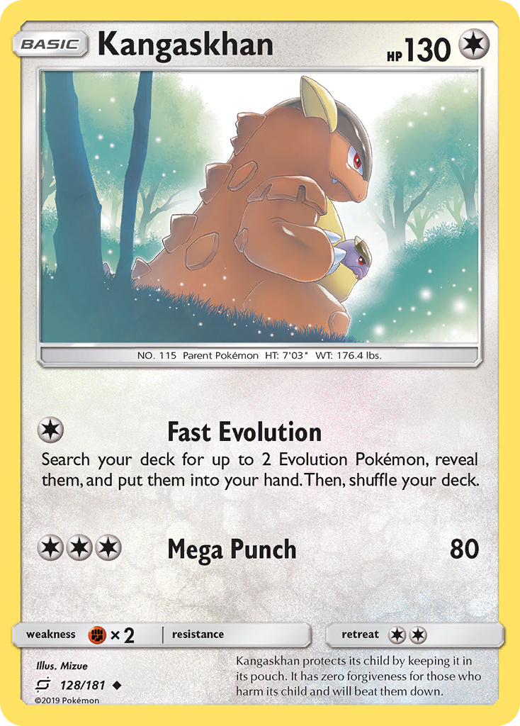 Team Up Kangaskhan #128/181