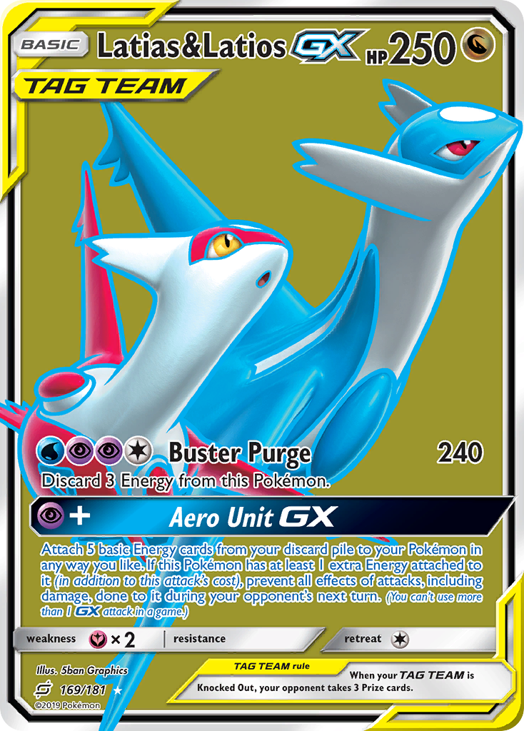 Team Up Latias & Latios GX #169/181