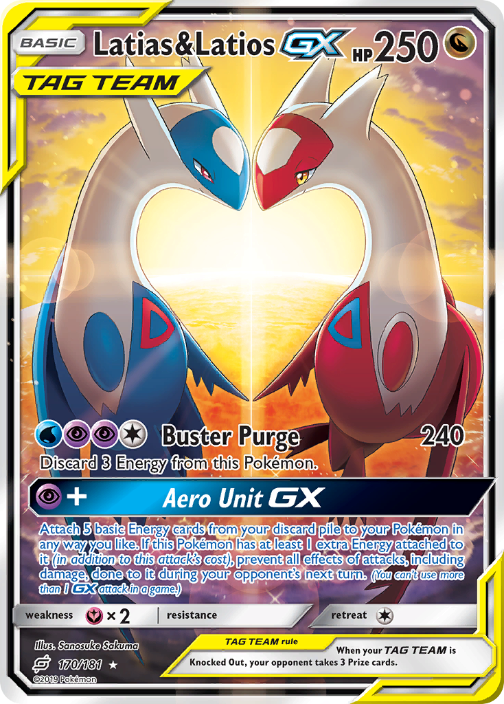 Team Up Latias & Latios GX #170/181