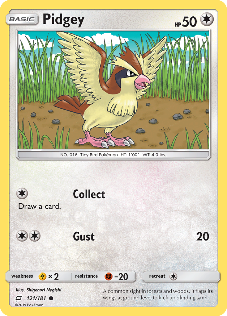 Team Up Pidgey #121/181