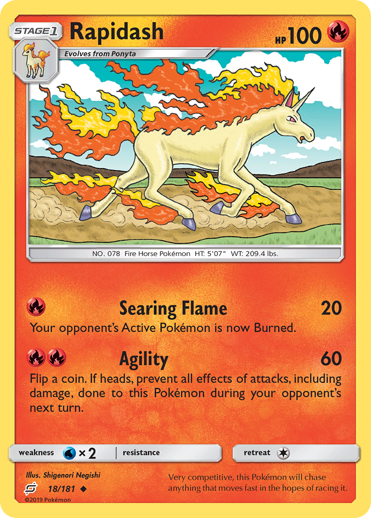 Team Up Rapidash #18/181