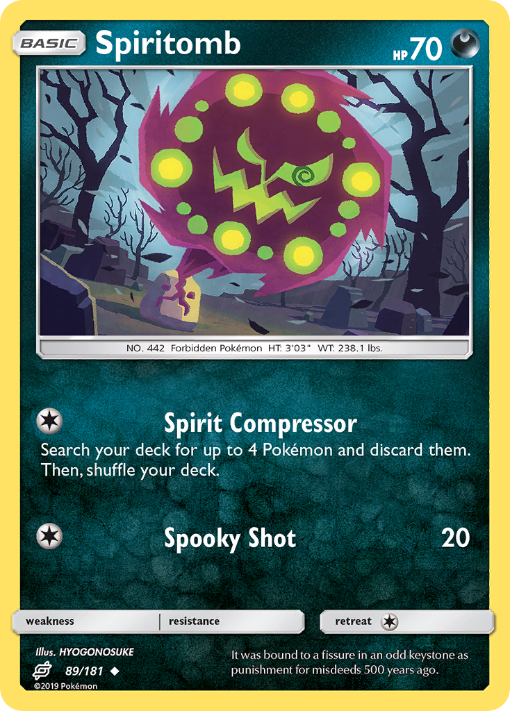 Team Up Spiritomb #89/181