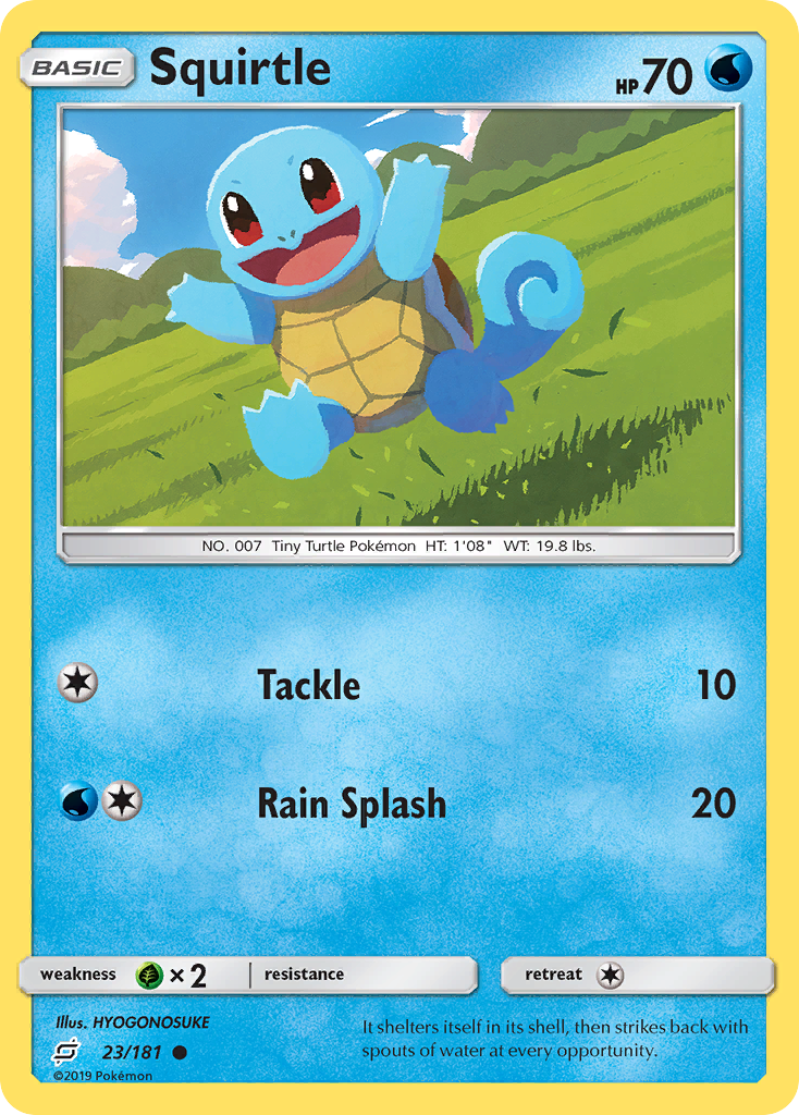 Team Up Squirtle #23/181