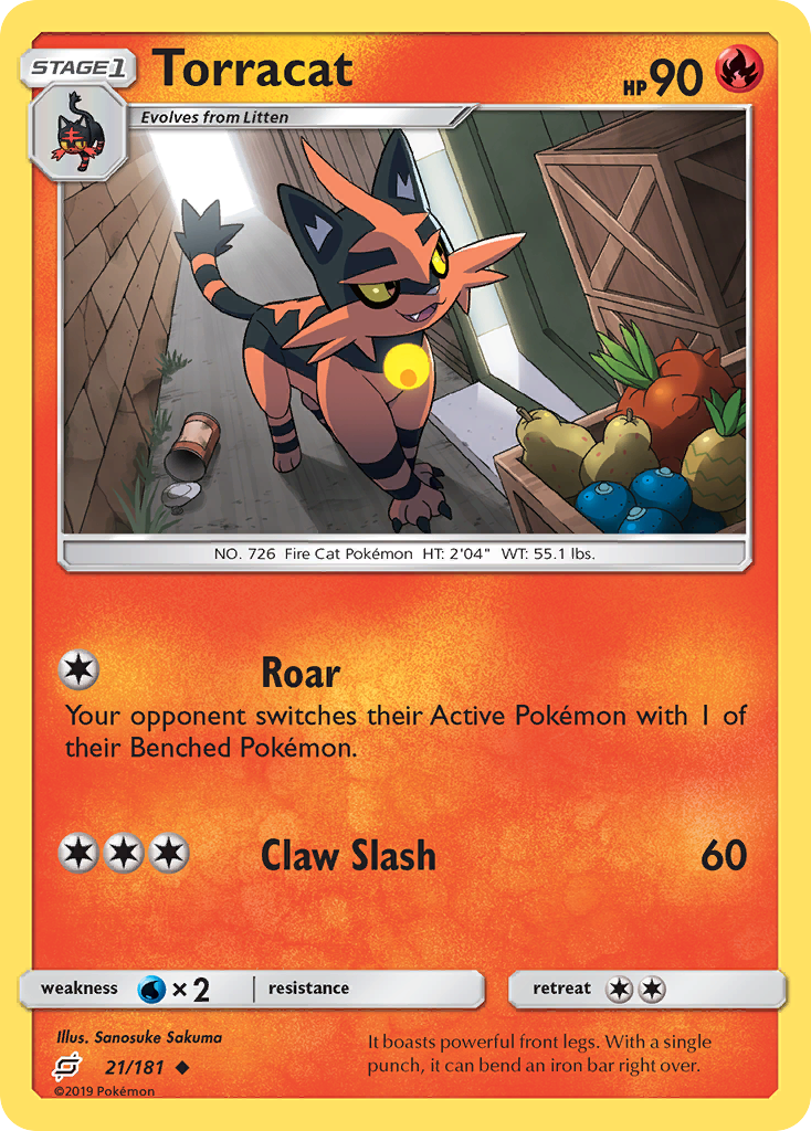 Team Up Torracat #21/181