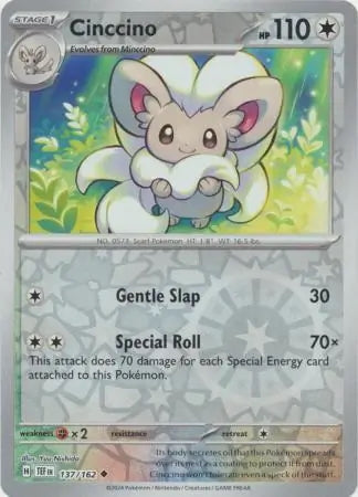 Temporal Forces Cinccino #137/162 reverse holo