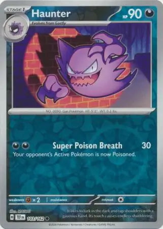 Temporal Forces Haunter #103/162 reverse holo