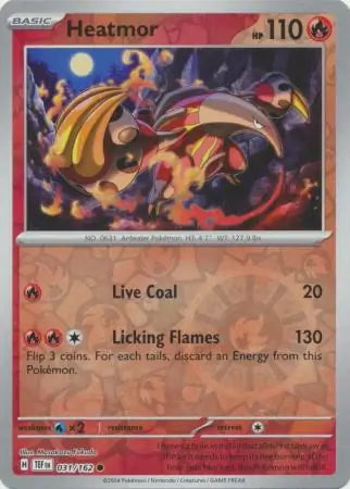 Temporal Forces Heatmor #31/162 reverse holo