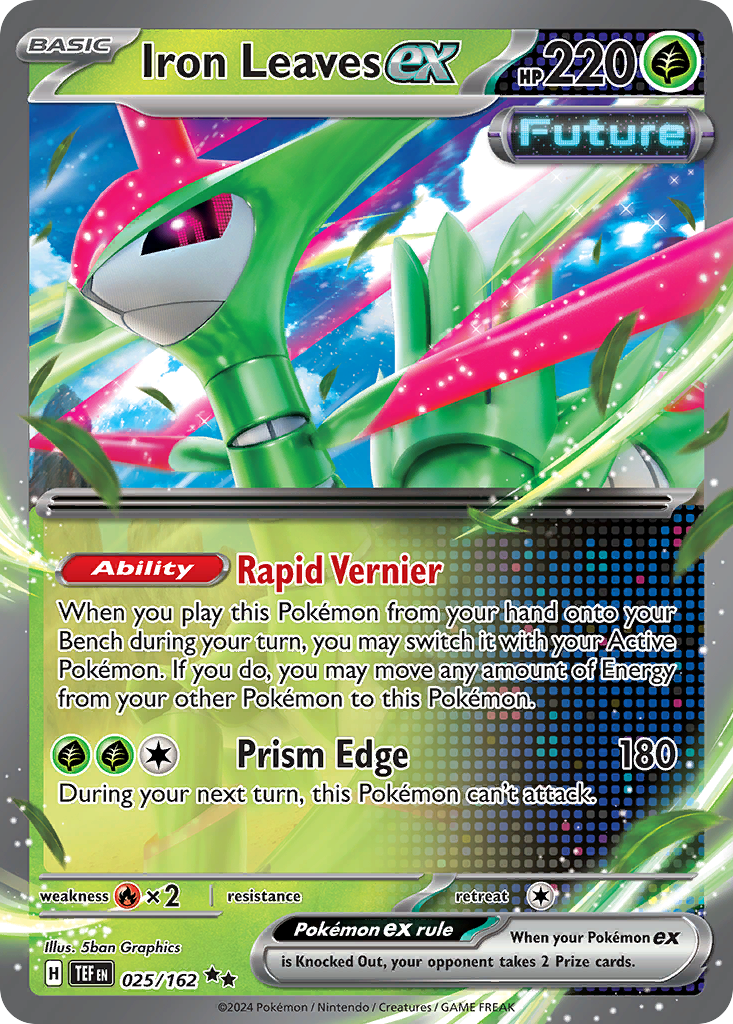 Temporal Forces Holo Iron Leaves EX #25/162