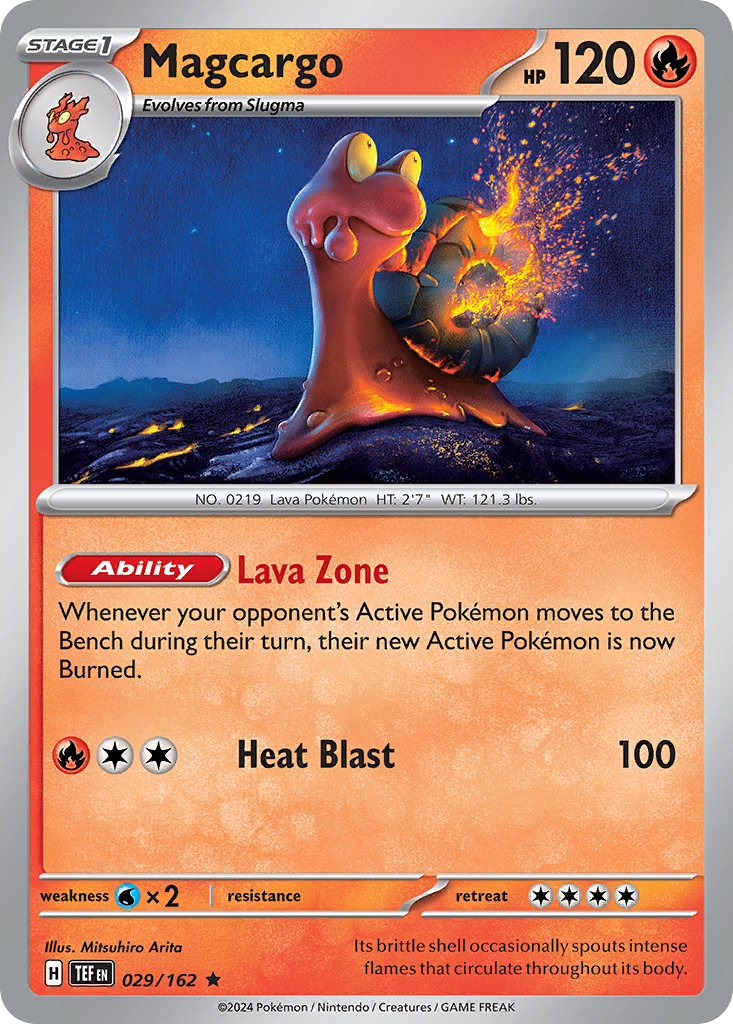 Temporal Forces Holo Magcargo #29/162