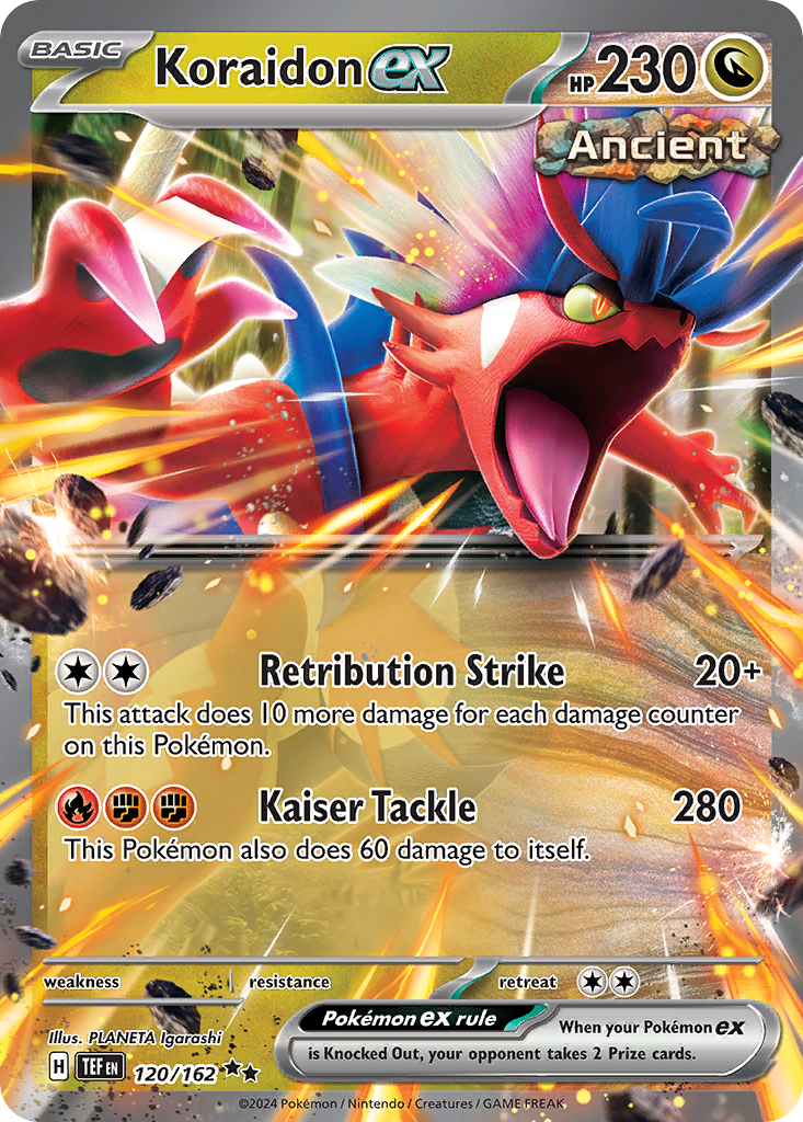 Temporal Forces Koraidon ex #120/162