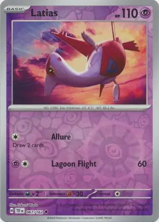 Temporal Forces Latias #67/162 reverse holo