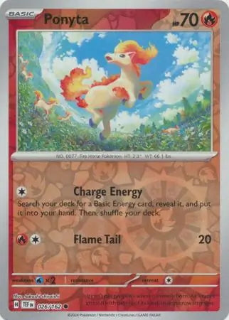 Temporal Forces Ponyta #26/162 reverse holo