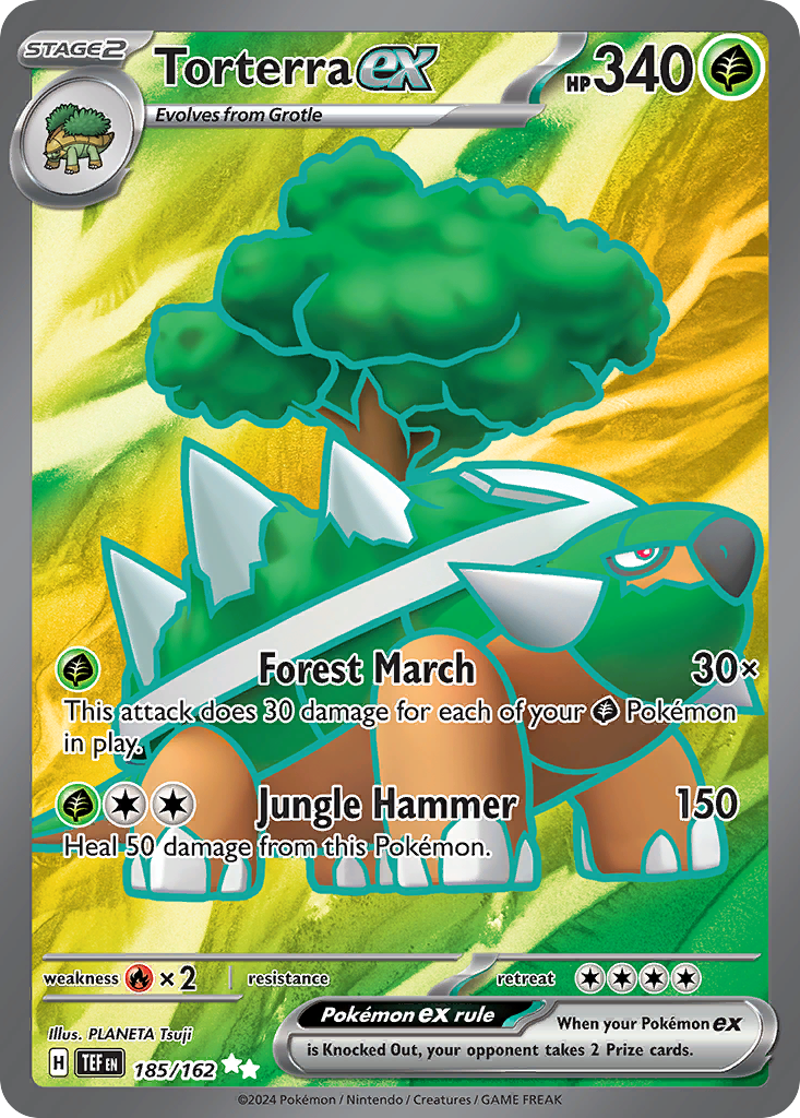 Temporal Forces Torterra ex #185/162