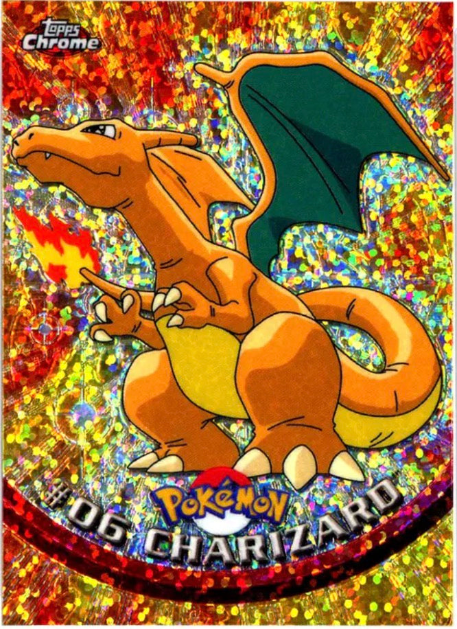 Topps Chrome Series 1 Charizard #6