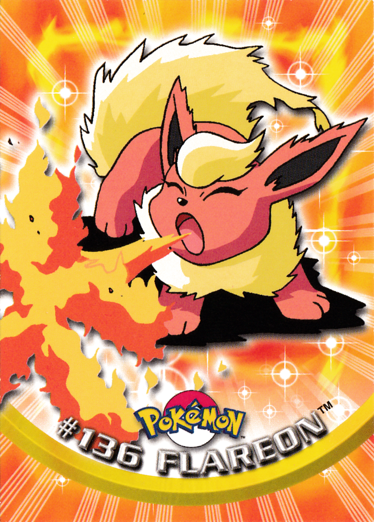 Topps Chrome Series 3 Flareon #136