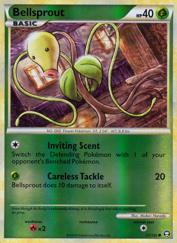 Triumphant Bellsprout #57/102 reverse holo