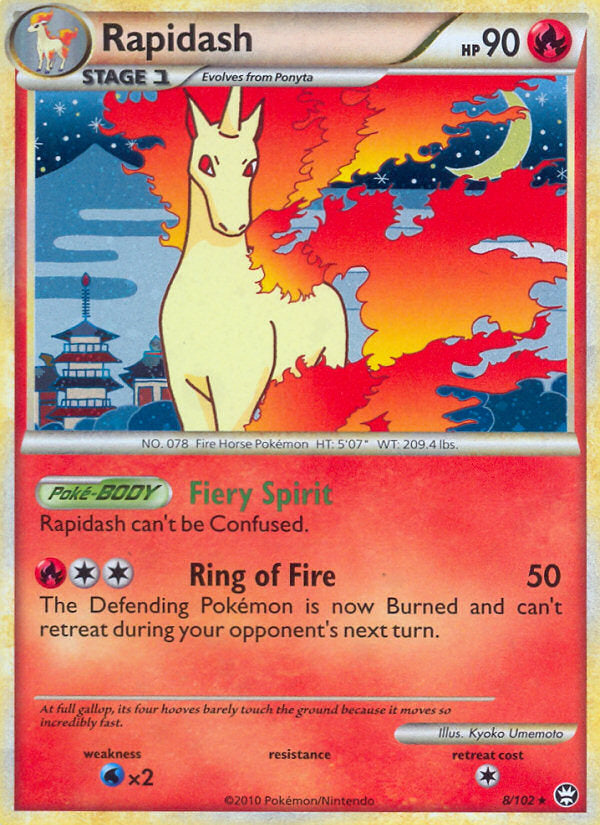 Triumphant Holo Rapidash #8/102