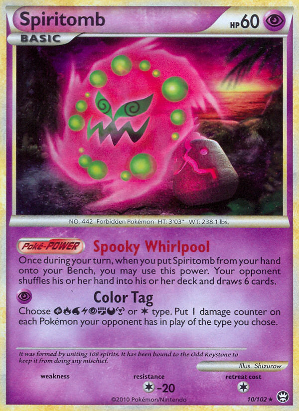 Triumphant Holo Spiritomb #10/102