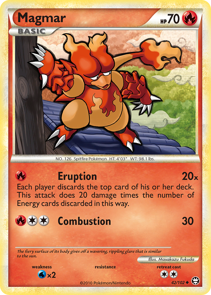 Triumphant Magmar #42/102