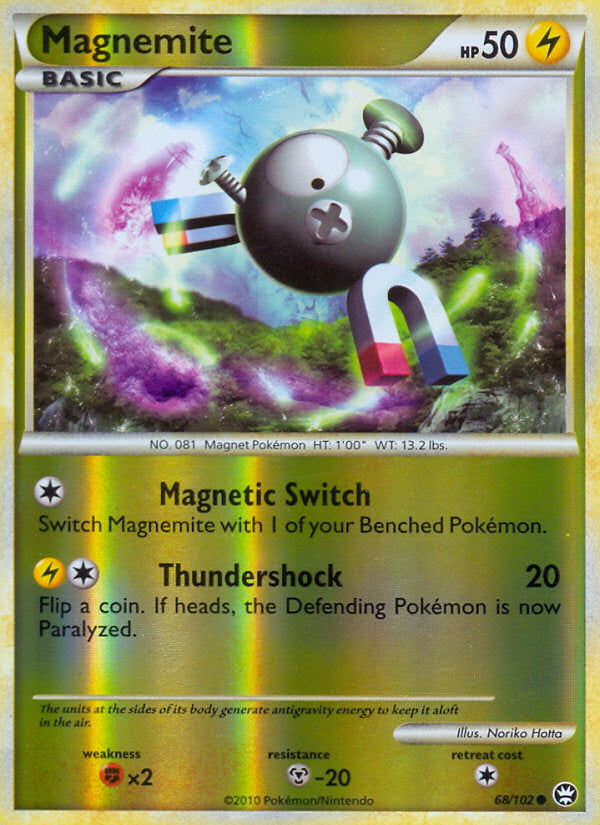 Triumphant Magnemite #68/102 reverse holo