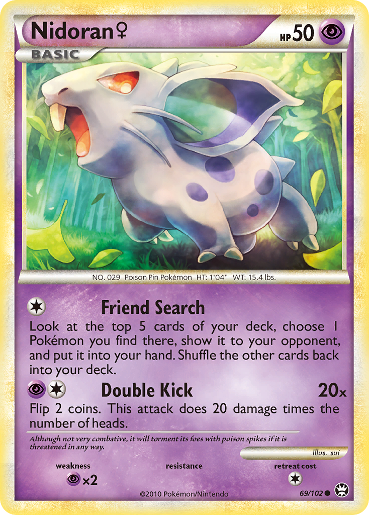 Triumphant Nidoran F #69/102