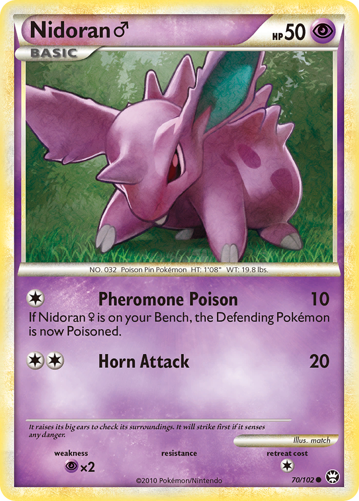 Triumphant Nidoran M #70/102